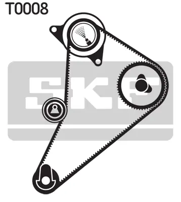 VKMA 04300 SKF Комплект ремня ГРМ (фото 1)
