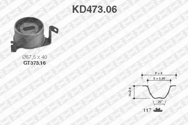 KD473.06 SNR/NTN Комплект ремня ГРМ (фото 1)