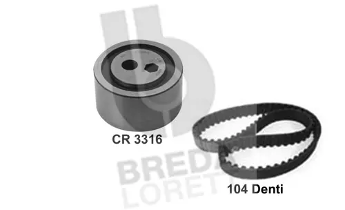 KCD0716 BREDA LORETT Комплект ремня ГРМ (фото 1)