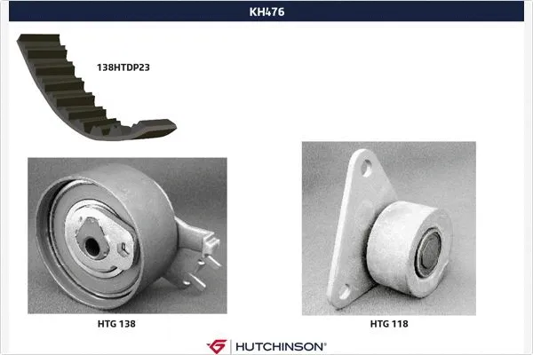 KH 476 HUTCHINSON Комплект ремня ГРМ (фото 1)