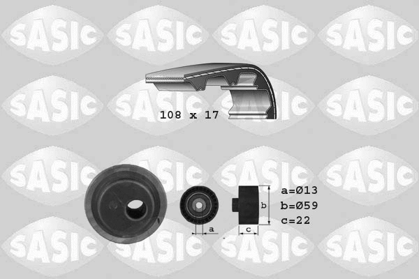 1750021 SASIC Комплект ремня ГРМ (фото 1)