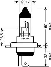 64193NBU-02B OSRAM Лампа накаливания (фото 1)