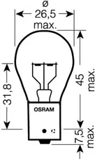 9507 OSRAM Лампа накаливания (фото 2)
