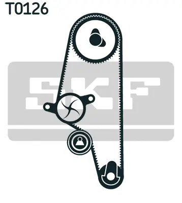 VKMC 01106-2 SKF Водяной насос + комплект зубчатого ремня (фото 1)