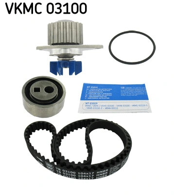 VKMC 03100 SKF Водяной насос + комплект зубчатого ремня (фото 2)