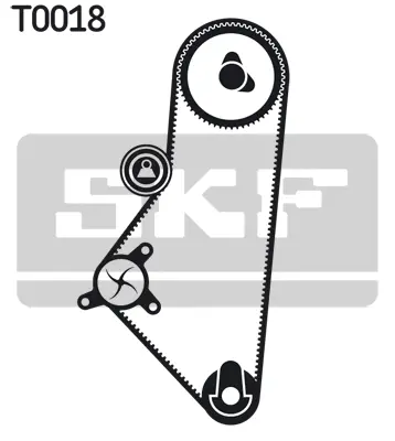 VKMC 03200 SKF Водяной насос + комплект зубчатого ремня (фото 1)