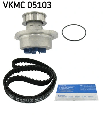 VKMC 05103 SKF Водяной насос + комплект зубчатого ремня (фото 2)