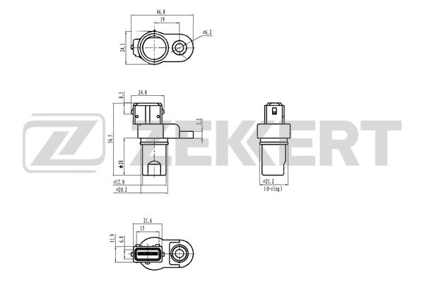 SE-5019 ZEKKERT Датчик, положение распределительного вала (фото 1)