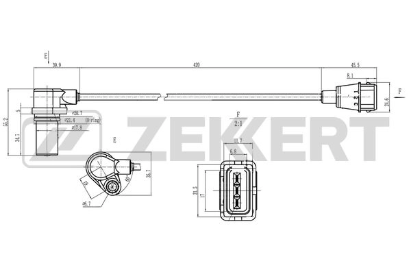 SE-4069 ZEKKERT Датчик импульсов (фото 1)