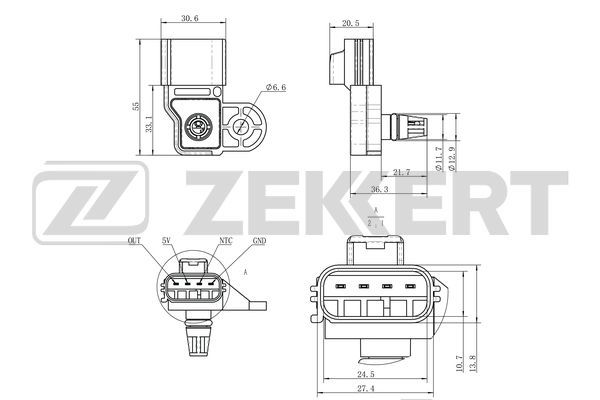 SE-2013 ZEKKERT Расходомер воздуха (фото 1)