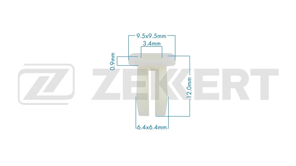 BE-3775 ZEKKERT Зажим, молдинг / защитная накладка (фото 1)