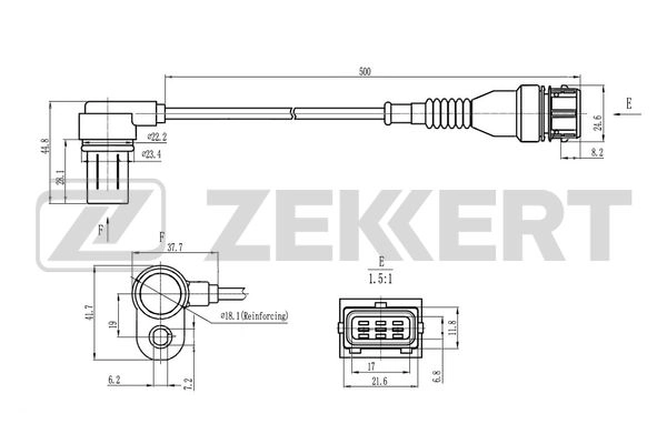 SE-5030 ZEKKERT Датчик, положение распределительного вала (фото 1)