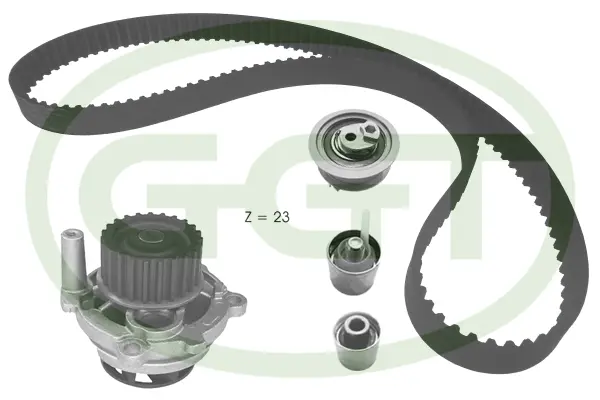 KPA20166 GGT Водяной насос + комплект зубчатого ремня (фото 1)