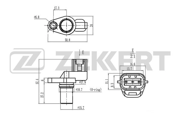 SE-5012 ZEKKERT Датчик, положение распределительного вала (фото 1)