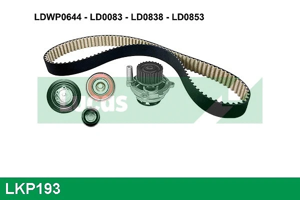 LKP193 LUCAS Водяной насос + комплект зубчатого ремня (фото 1)