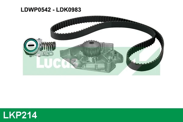 LKP214 LUCAS Водяной насос + комплект зубчатого ремня (фото 1)
