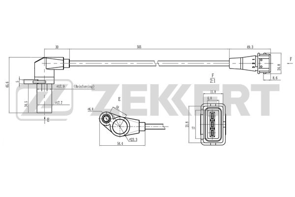 SE-4078 ZEKKERT Датчик импульсов (фото 1)