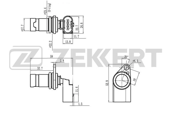 SE-4060 ZEKKERT Датчик импульсов (фото 1)