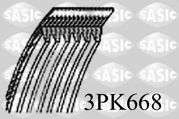 3PK668 SASIC Поликлиновой ремень (фото 1)