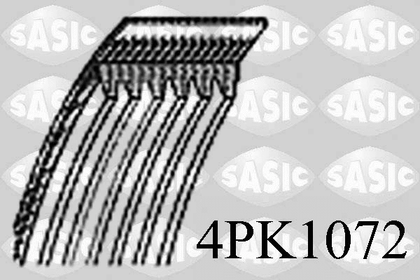4PK1072 SASIC Поликлиновой ремень (фото 1)