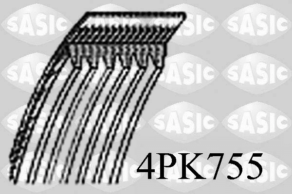 4PK755 SASIC Поликлиновой ремень (фото 1)