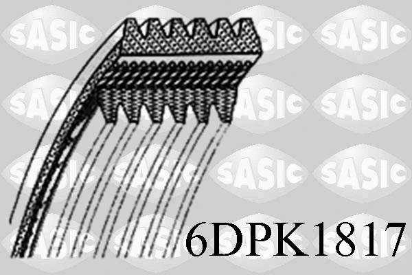 6DPK1817 SASIC Поликлиновой ремень (фото 1)