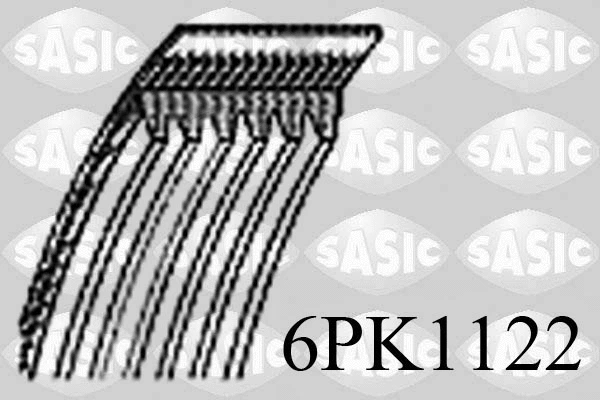 6PK1122 SASIC Поликлиновой ремень (фото 1)