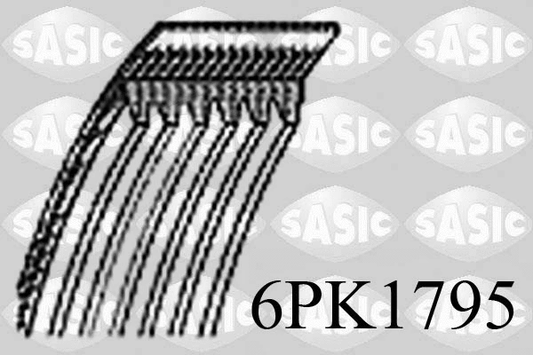 6PK1795 SASIC Поликлиновой ремень (фото 1)