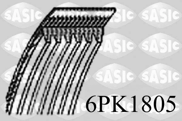 6PK1805 SASIC Поликлиновой ремень (фото 1)