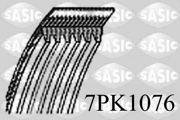 7PK1076 SASIC Поликлиновой ремень (фото 1)