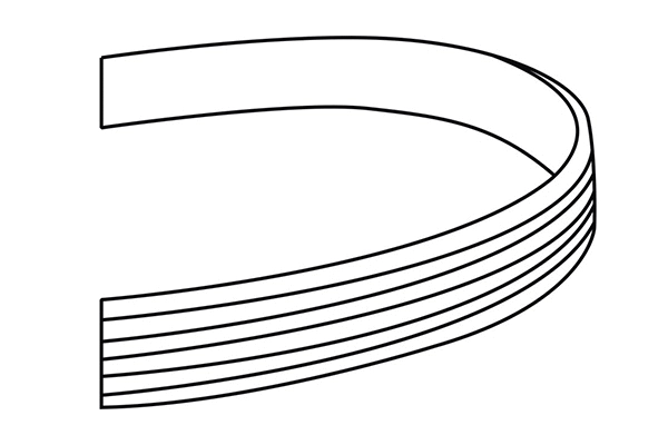 110799 WXQP Поликлиновой ремень (фото 1)