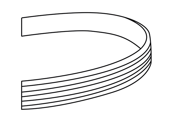 310733 WXQP Поликлиновой ремень (фото 1)