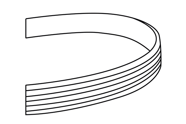 311043 WXQP Поликлиновой ремень (фото 1)
