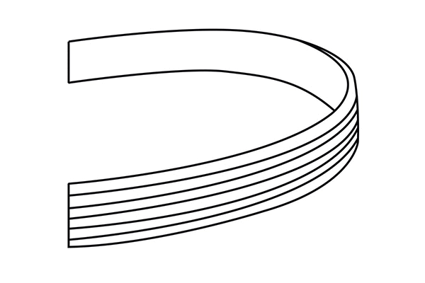 311121 WXQP Поликлиновой ремень (фото 1)