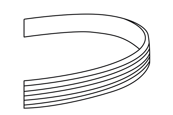 311143 WXQP Поликлиновой ремень (фото 1)