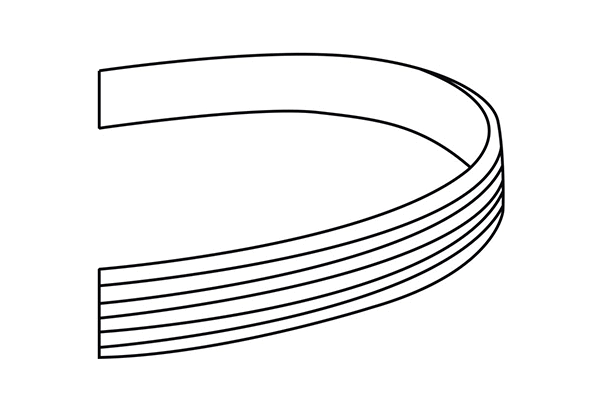 311197 WXQP Поликлиновой ремень (фото 1)