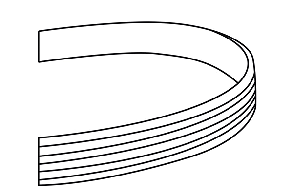 311251 WXQP Поликлиновой ремень (фото 1)