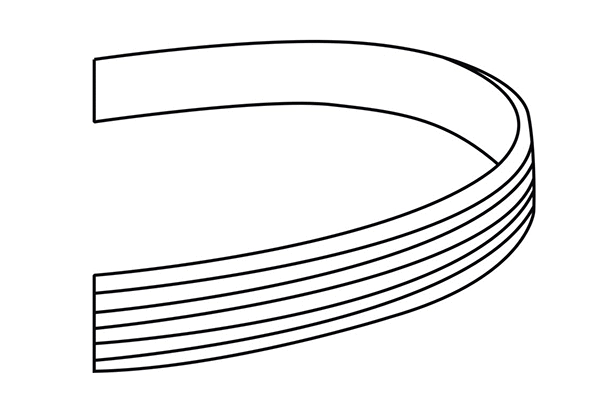 311265 WXQP Поликлиновой ремень (фото 1)
