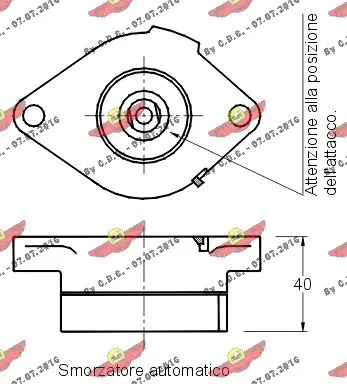 03.81058 AUTOKIT Натяжная планка, поликлиновой ремень (фото 2)