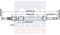 A-N123494 A-N PARTS Свеча накаливания (фото 4)