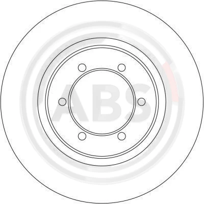 16168 A.B.S. Тормозной диск (фото 2)