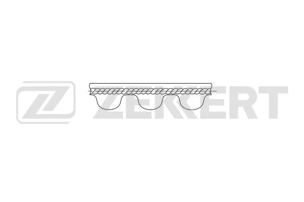 ZR-1046 ZEKKERT Зубчатый ремень (фото 1)