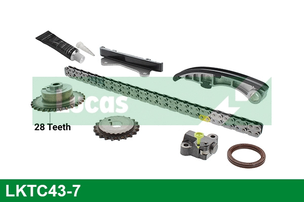 LKTC43-7 LUCAS Комплект цели привода распредвала (фото 1)