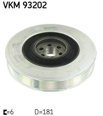 VKM 93202 SKF Ременный шкив, коленчатый вал (фото 1)