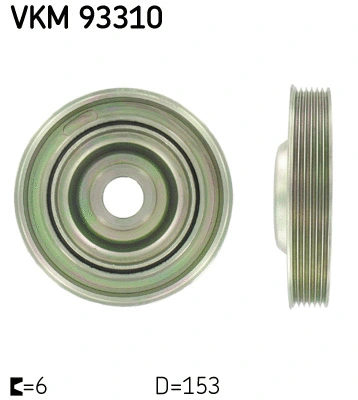 VKM 93310 SKF Ременный шкив, коленчатый вал (фото 1)