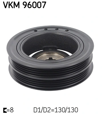 VKM 96007 SKF Ременный шкив, коленчатый вал (фото 1)