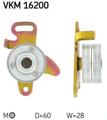 VKM 16200 SKF Натяжной ролик, ремень ГРМ (фото 1)