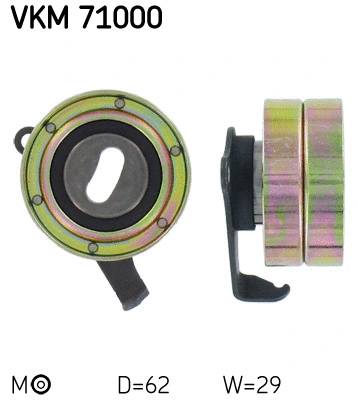 VKM 71000 SKF Натяжной ролик, ремень ГРМ (фото 1)