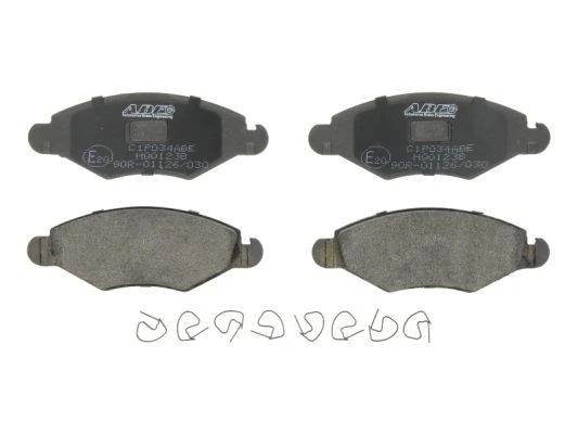 C1P034ABE ABE Комплект тормозных колодок, дисковый тормоз (фото 4)