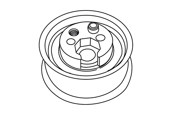 310099 WXQP Натяжной ролик, ремень ГРМ (фото 1)